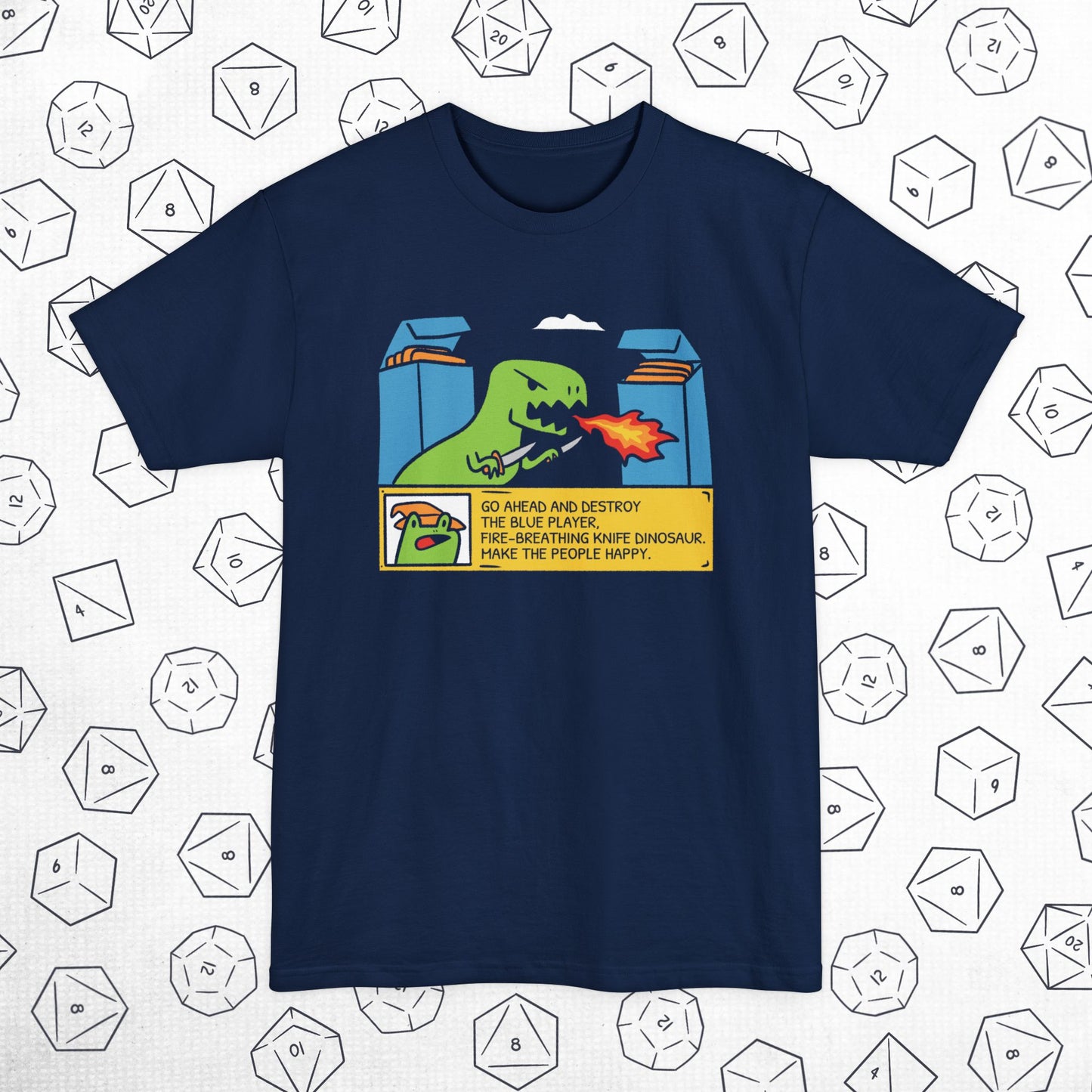 Destroy The Blue Player Tall Beefy-T® T-Shirt