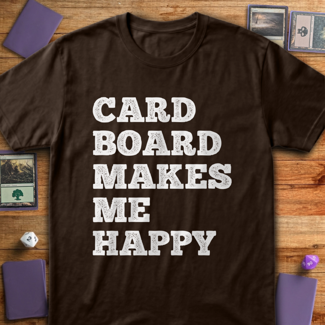 Cardboard Makes Me Happy - Dark Chocolate