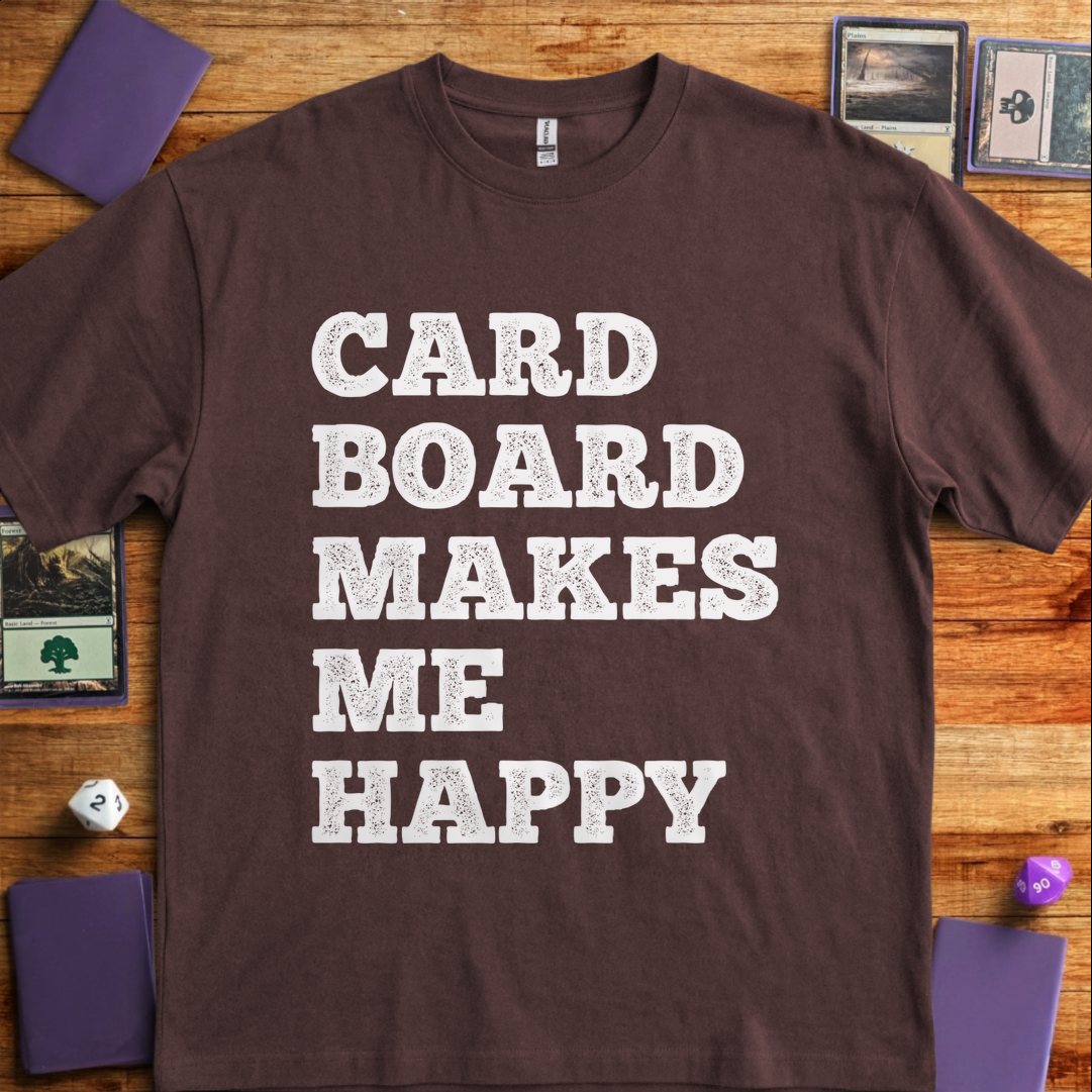 Cardboard Makes Me Happy - Dark Chocolate