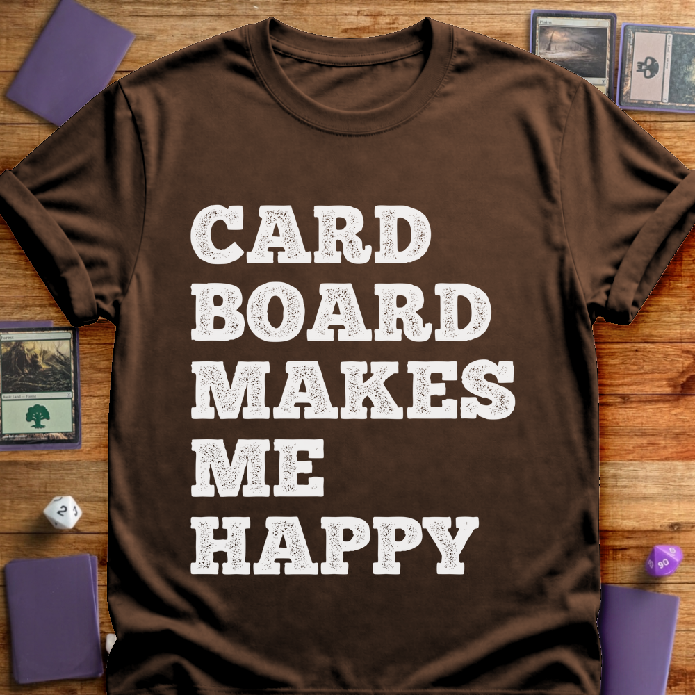 Cardboard Makes Me Happy - Dark Chocolate