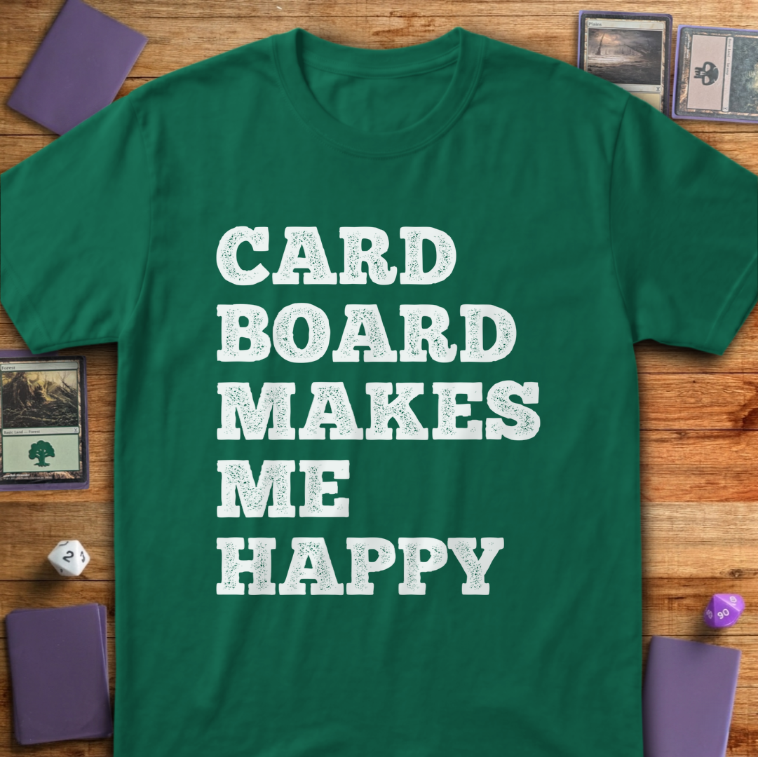 Cardboard Makes Me Happy - Kelly Green