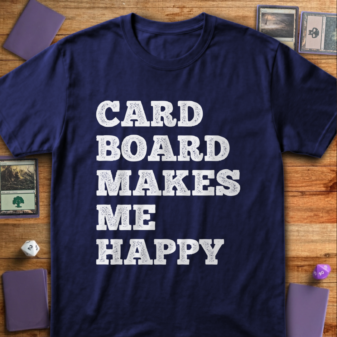 Cardboard Makes Me Happy - Navy