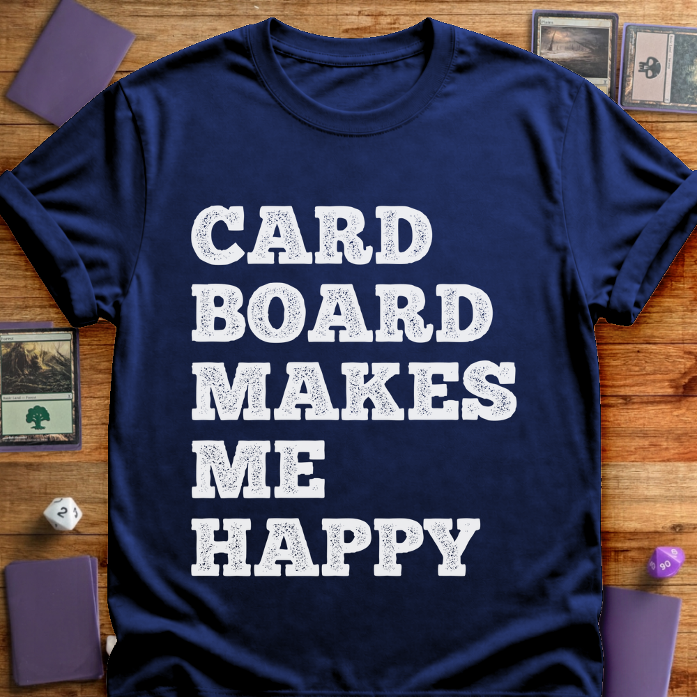 Cardboard Makes Me Happy - Navy