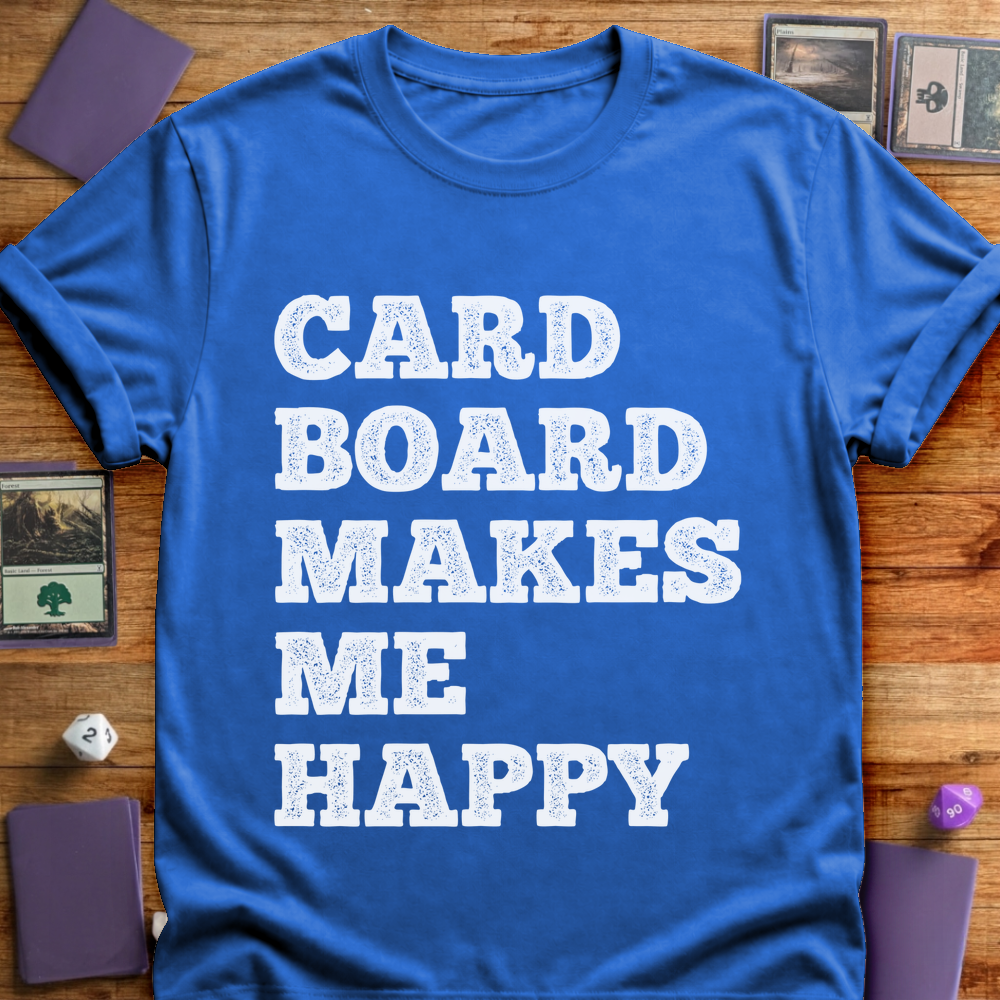 Cardboard Makes Me Happy - Royal
