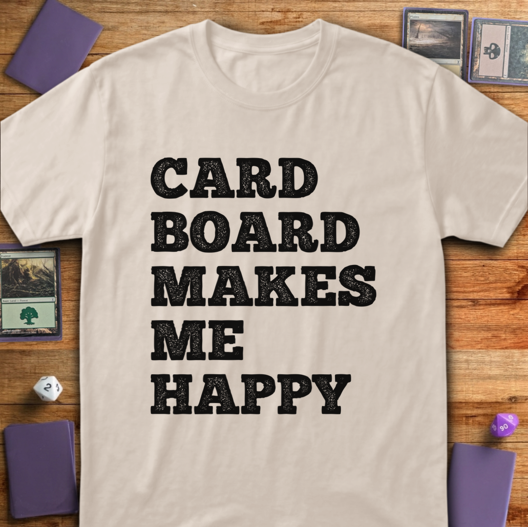 Cardboard Makes Me Happy - Sand