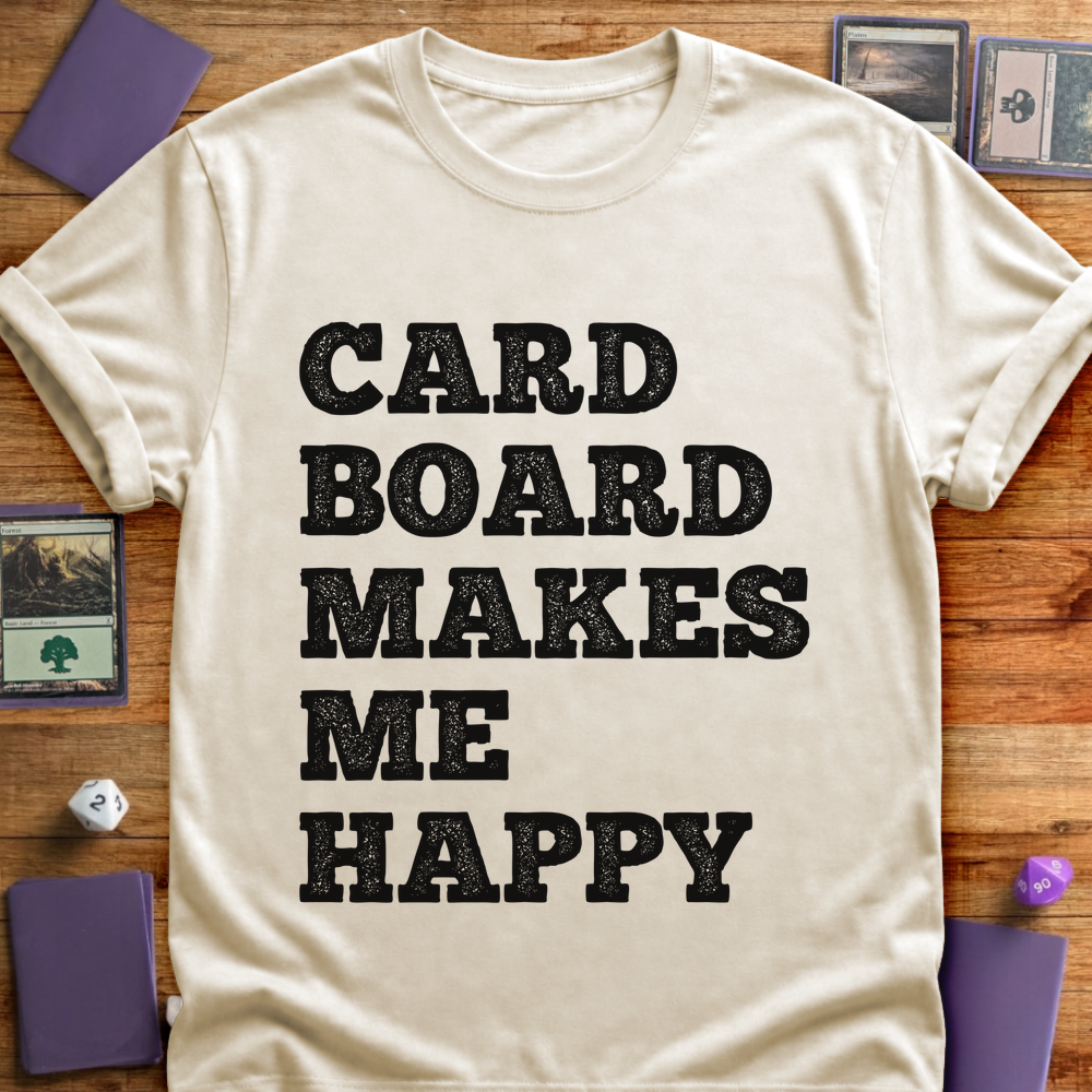 Cardboard Makes Me Happy - Sand