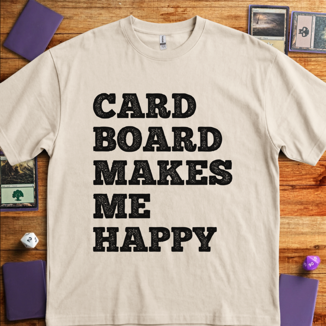 Cardboard Makes Me Happy - Sand