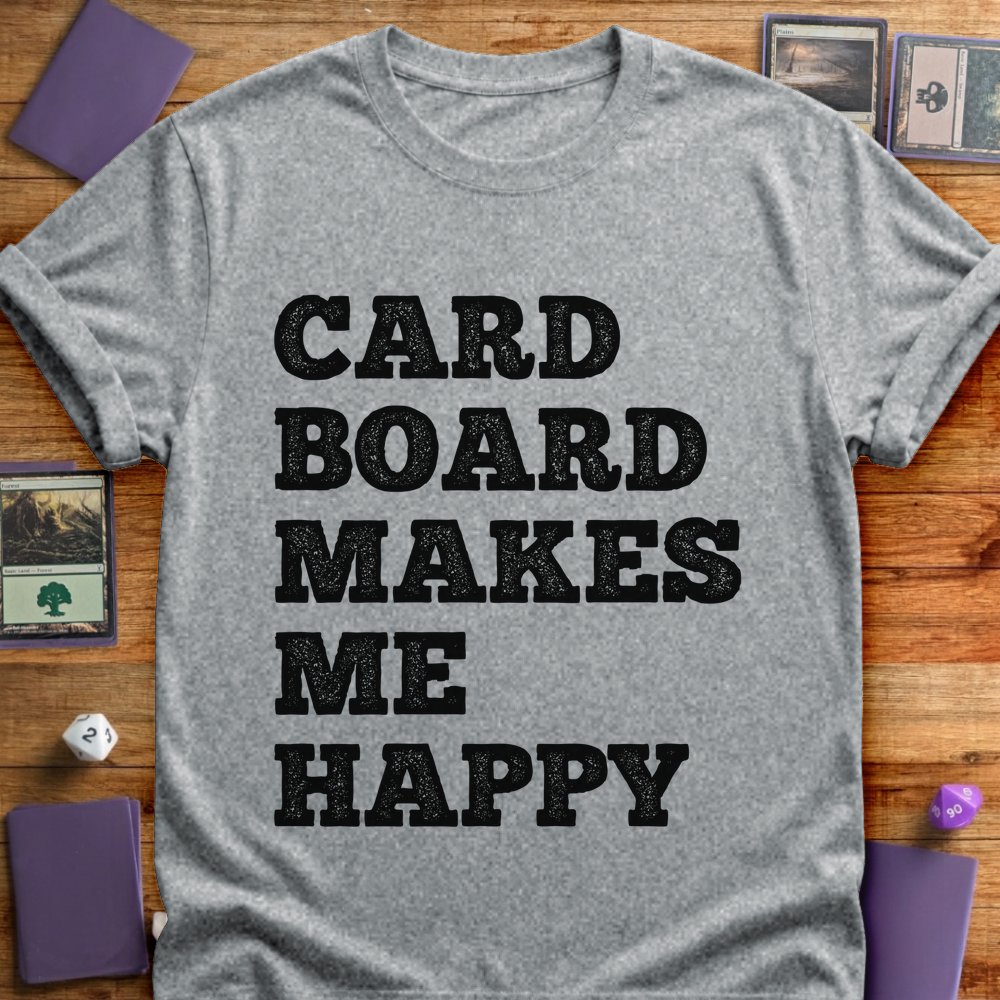 Cardboard Makes Me Happy - Sport Grey