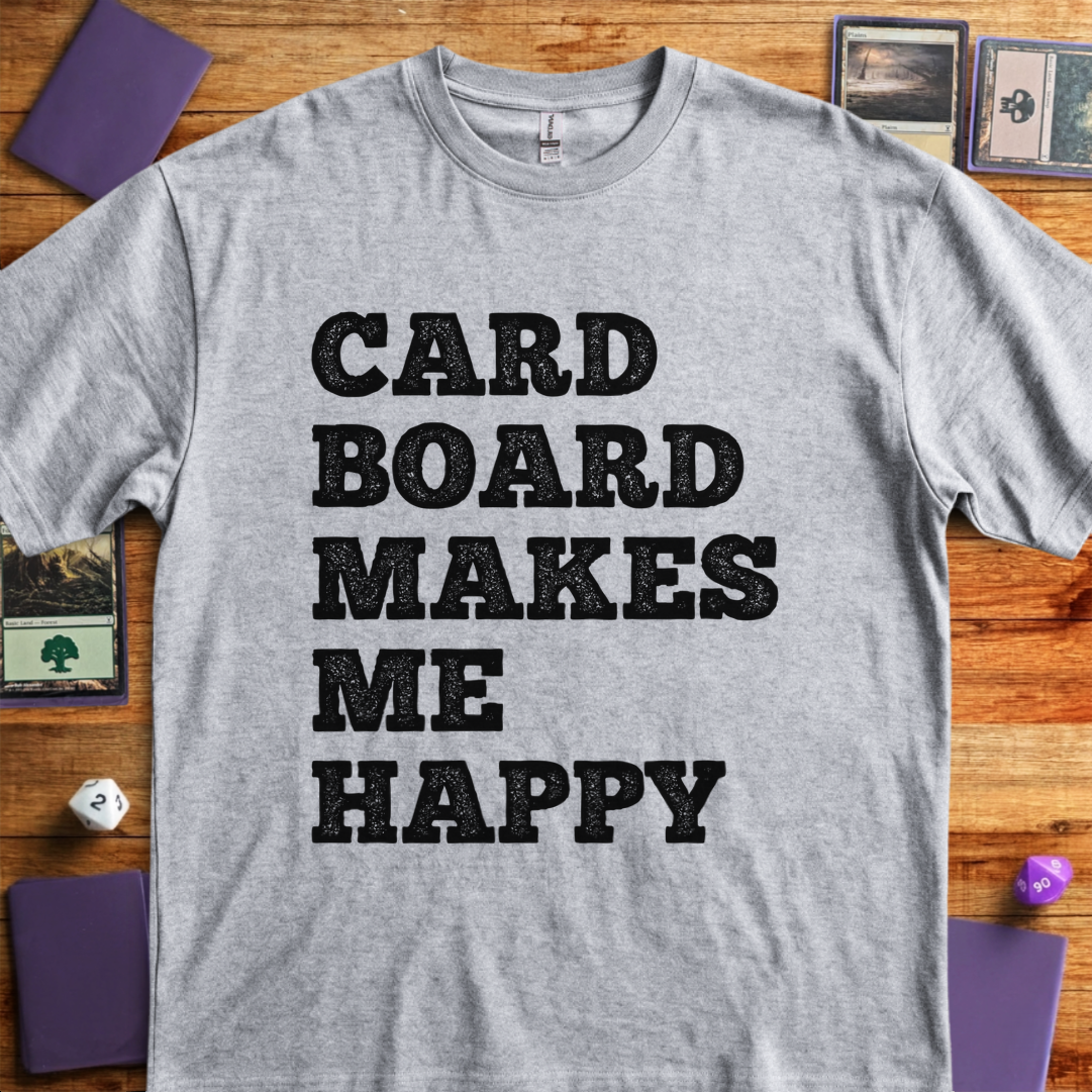 Cardboard Makes Me Happy - Sport Grey