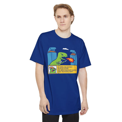 Destroy The Blue Player Tall Beefy-T® T-Shirt