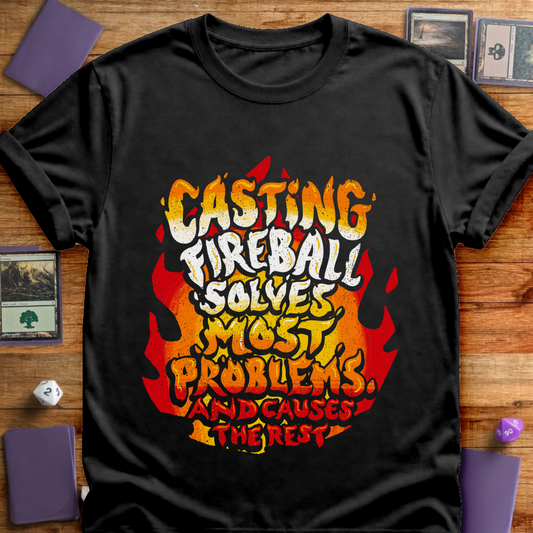 Casting Fireball - Black