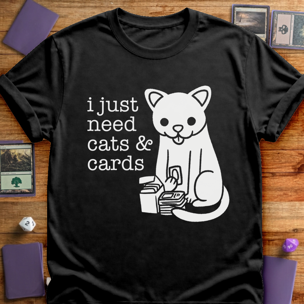 Cats and Cards - Black