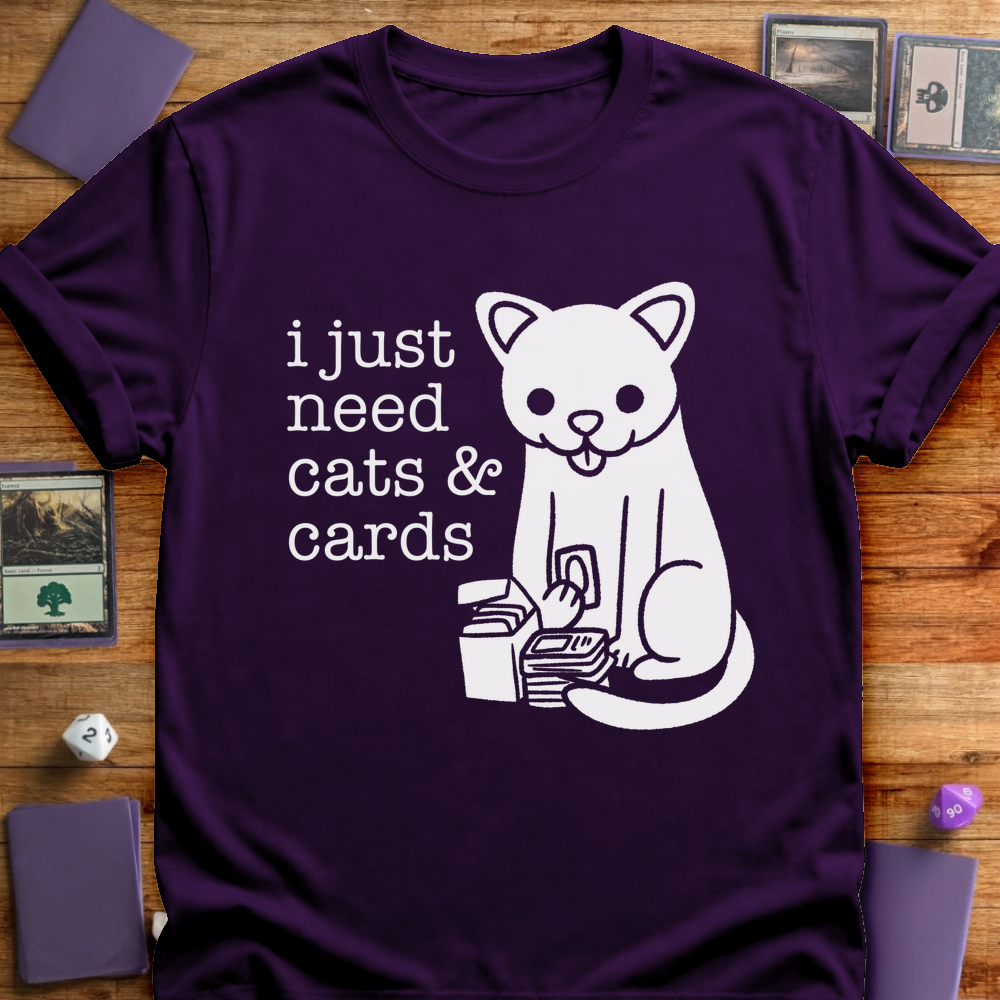 Cats and Cards - Purple