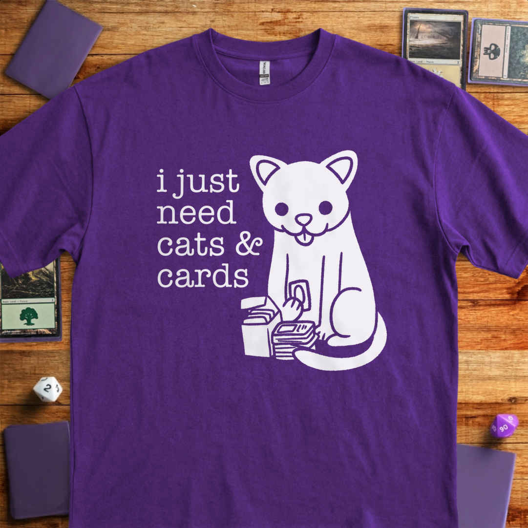 Cats and Cards - Purple