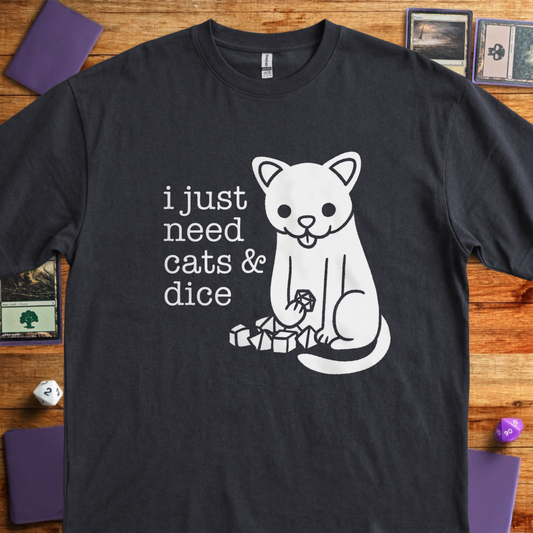 Cats and Dice - Black