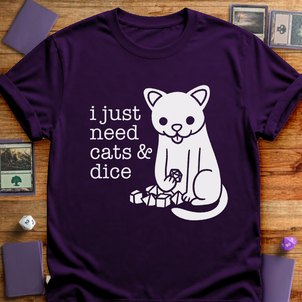 Cats and Dice - Purple