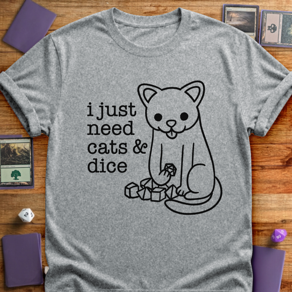 Cats and Dice - Sport Grey