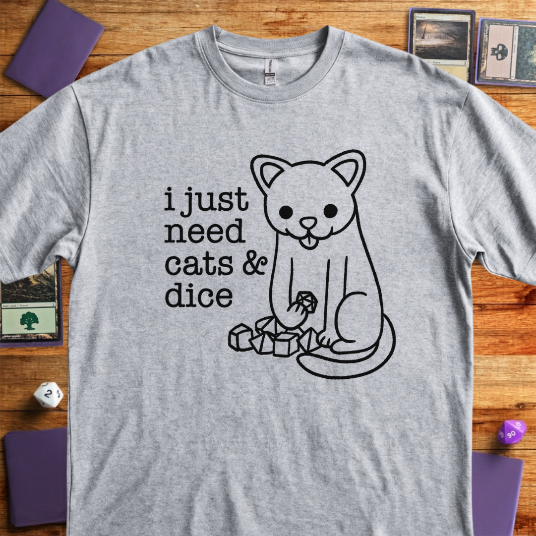 Cats and Dice - Sport Grey