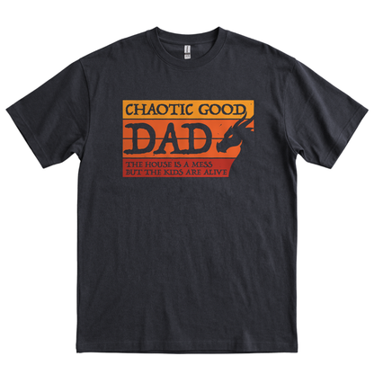 Chaotic Good Dad - Black
