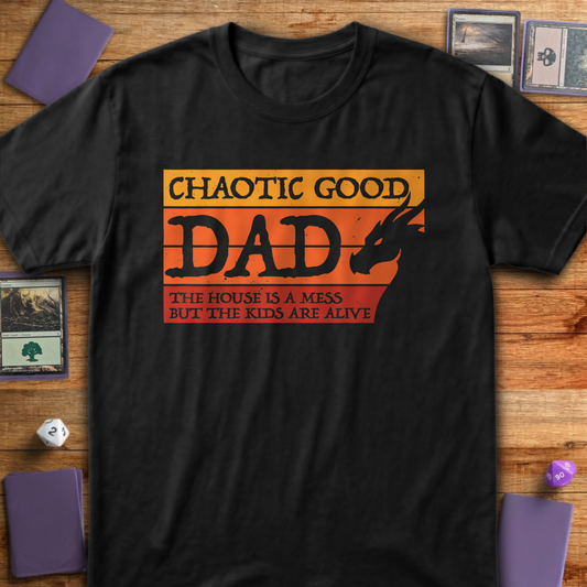 Chaotic Good Dad - Black