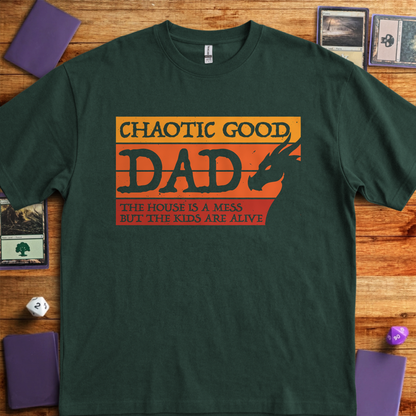 Chaotic Good Dad - Forest Green