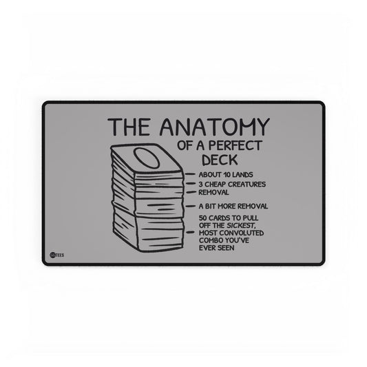 Anatomy of a Perfect Deck Premium Stitched Playmat - 24"x14"