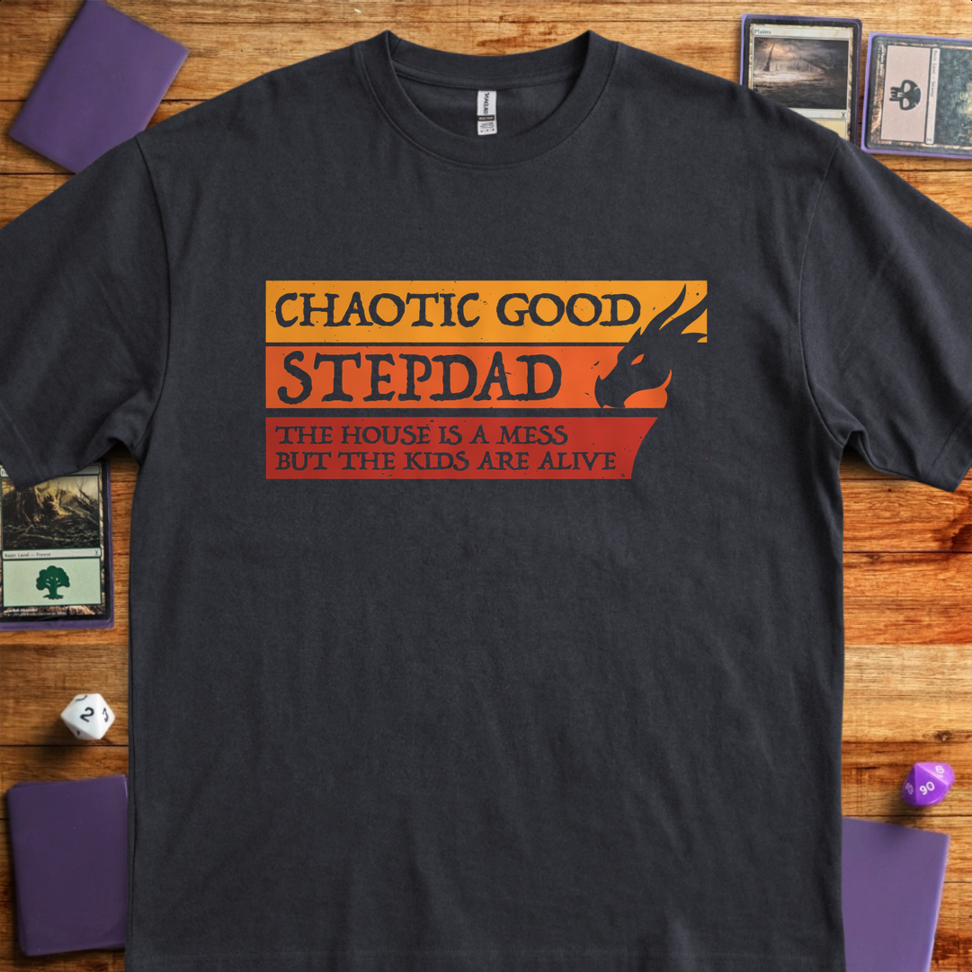 Chaotic Good Stepdad - Black