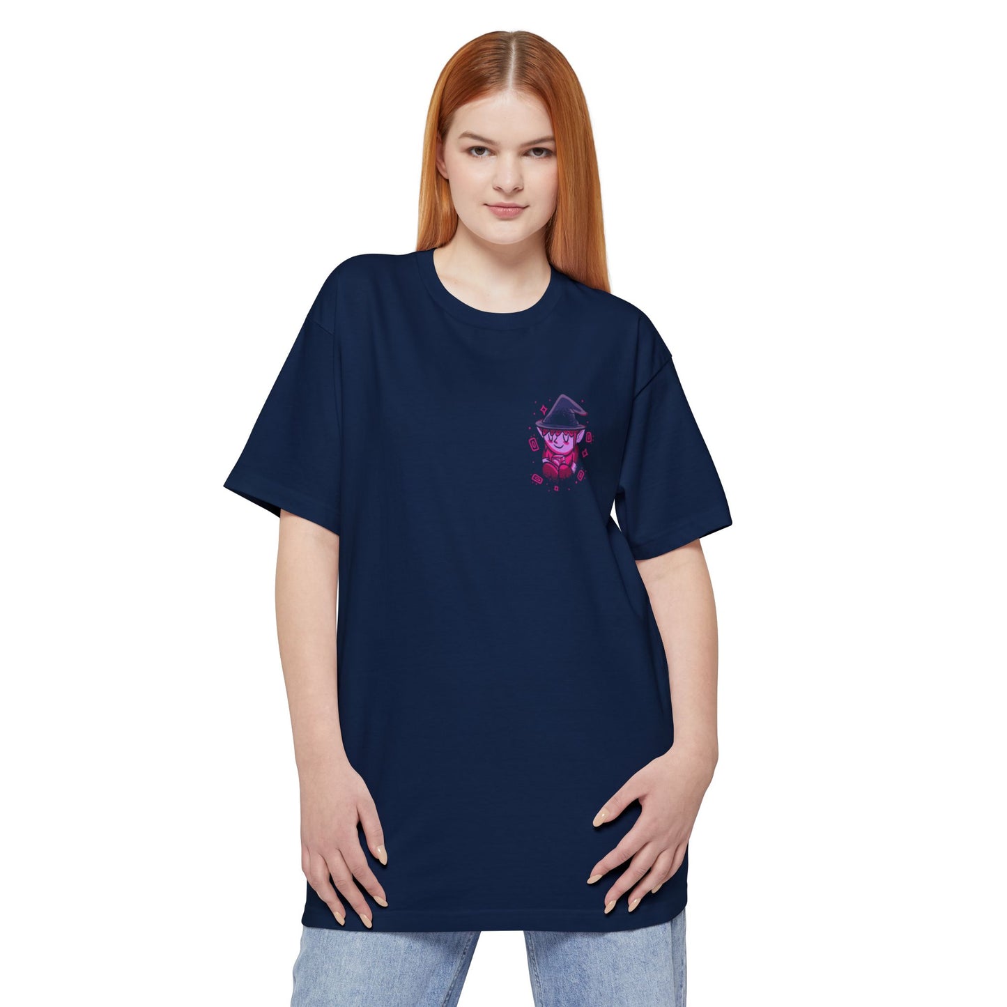 Cardboard Witch BACK PRINT Tall Beefy-T® T-Shirt