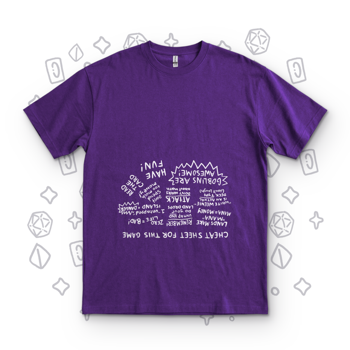 Cheat Sheet for This Game - An Upside Down Design - Purple