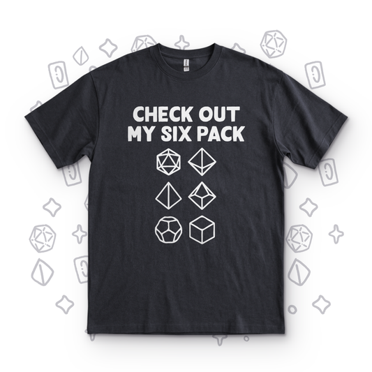Check Out My Six Pack - Black