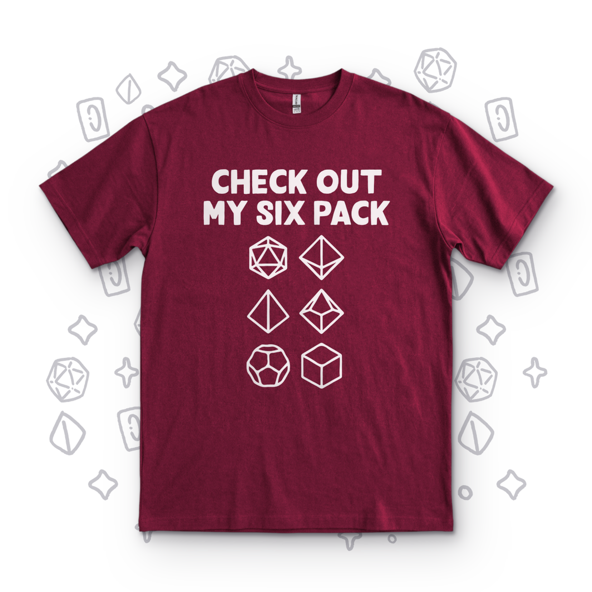 Check Out My Six Pack - Maroon