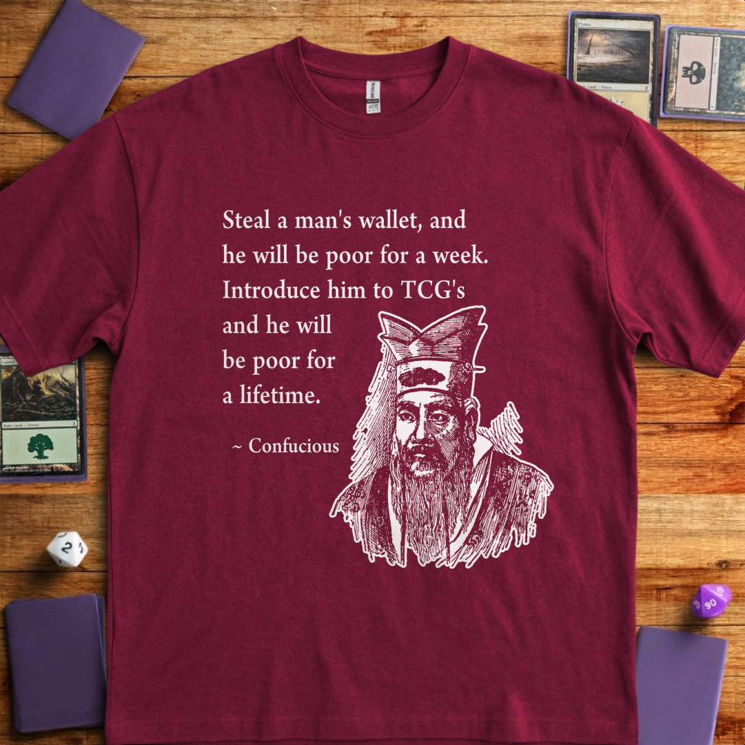 Confucius - Maroon