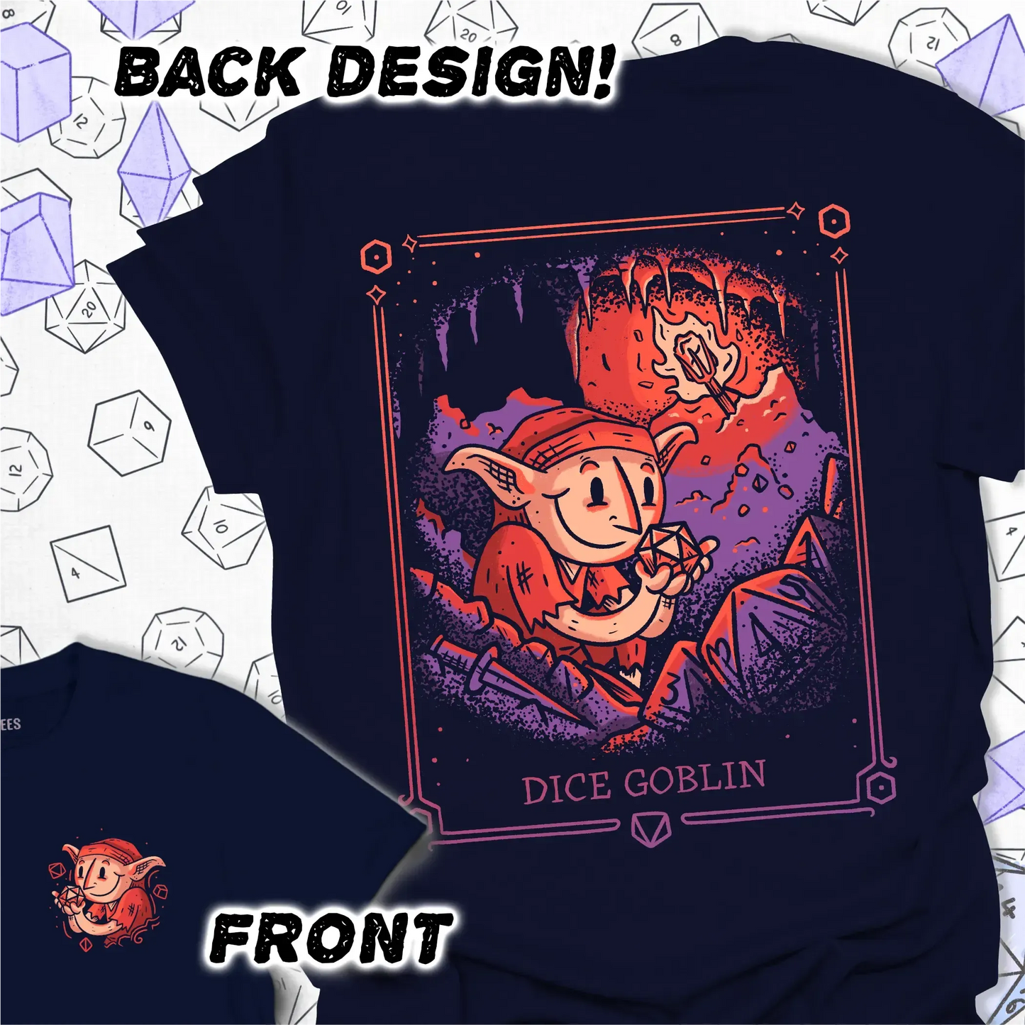 Dice Goblin - Back Print