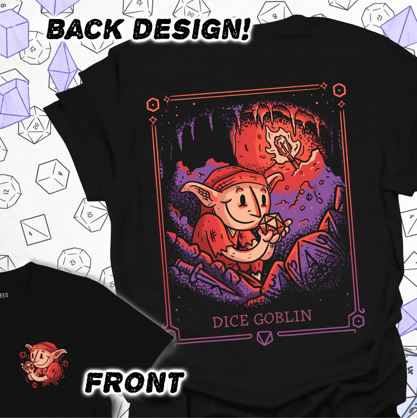 Dice Goblin - Back Print