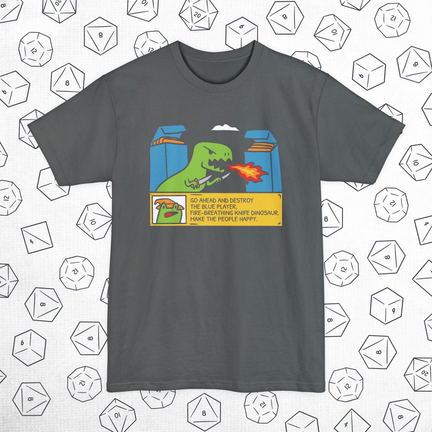 Destroy The Blue Player Tall Beefy-T® T-Shirt