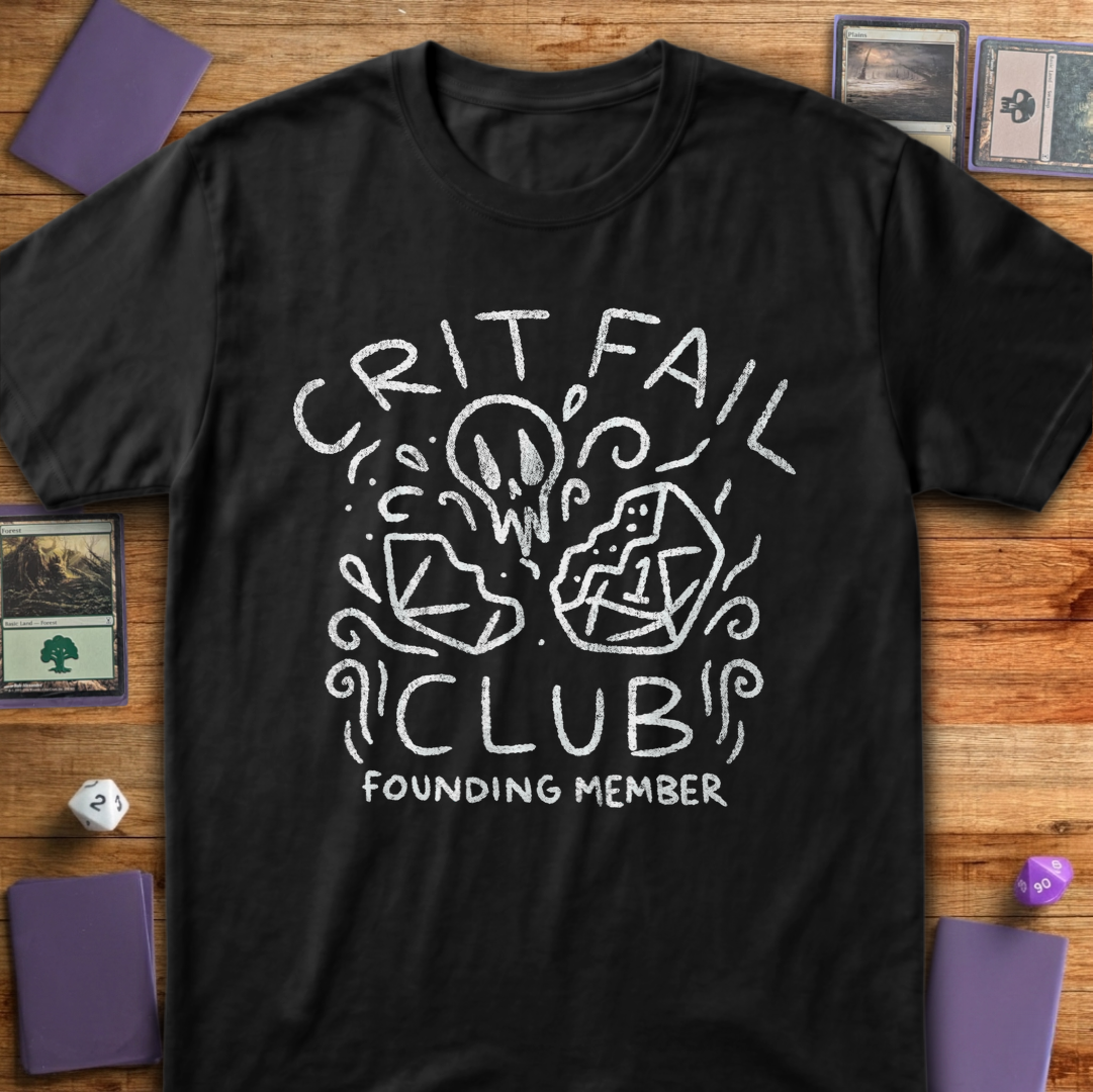 Crit Fail Club - Black