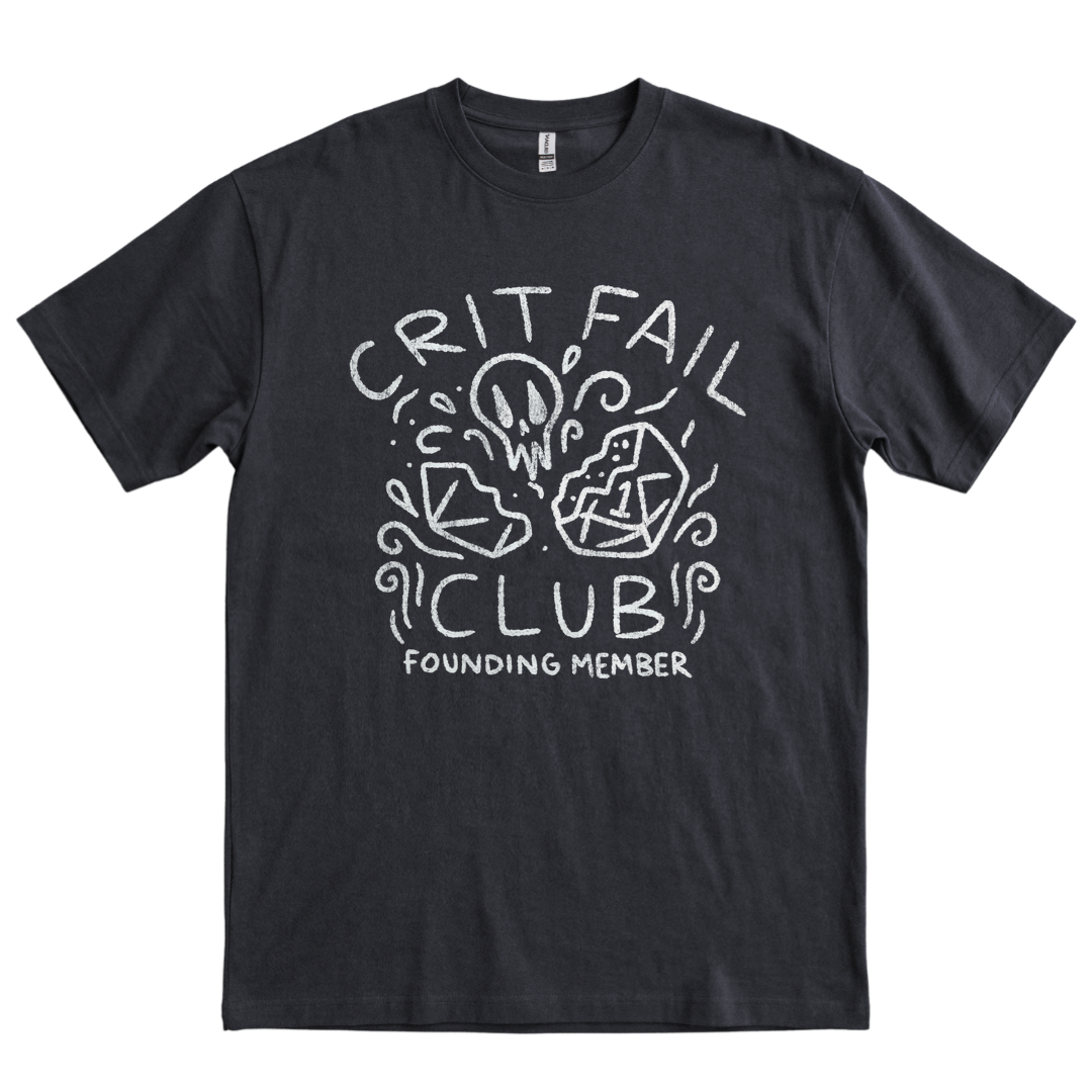 Crit Fail Club - Black