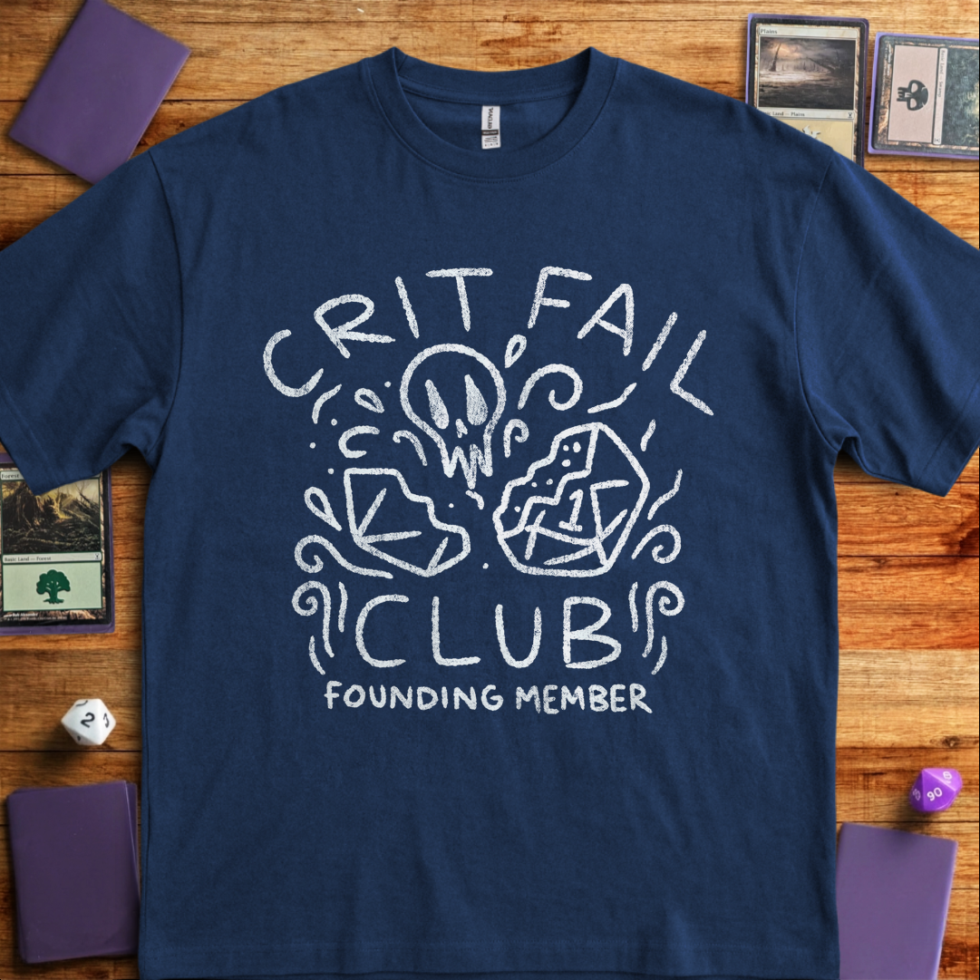 Crit Fail Club - Navy