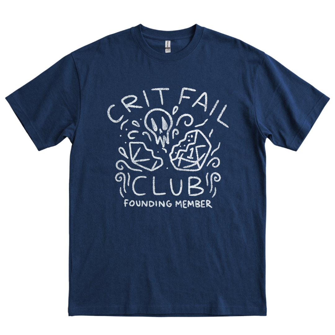 Crit Fail Club - Navy