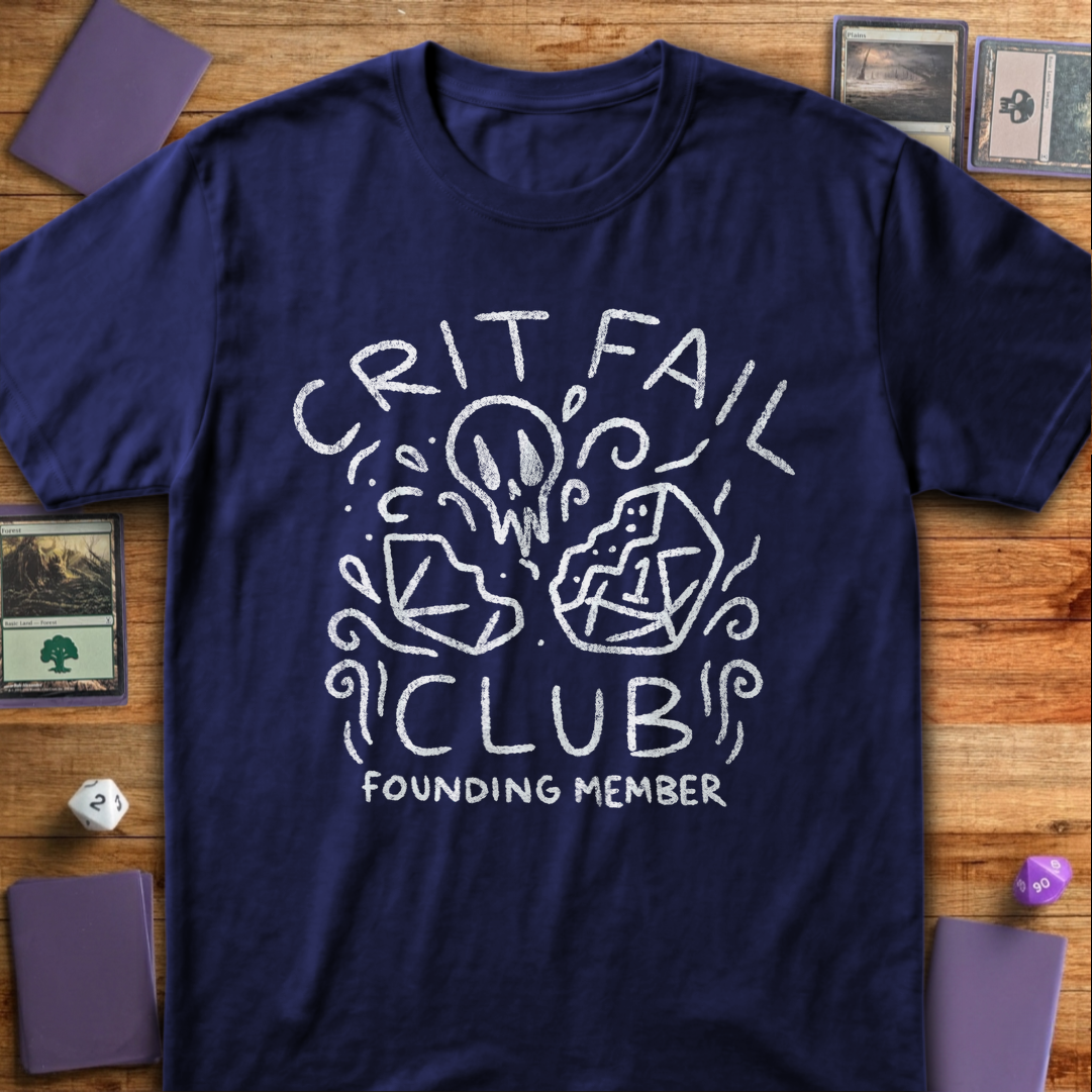 Crit Fail Club - Navy
