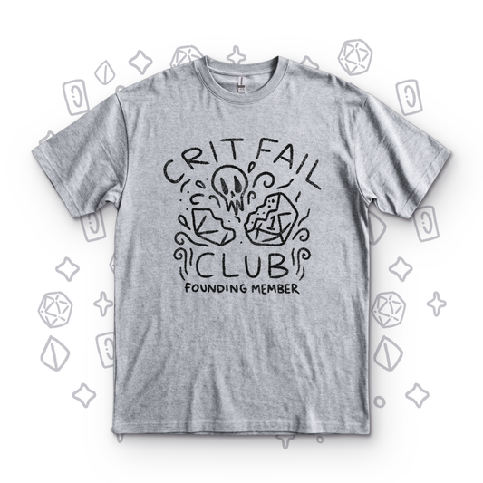 Crit Fail Club - Sport Grey