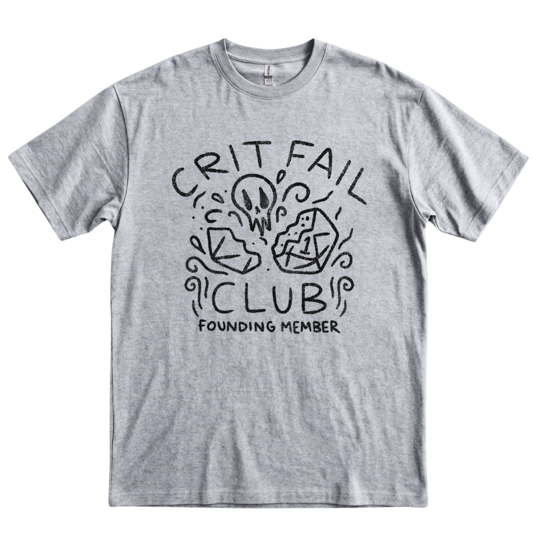 Crit Fail Club - Sport Grey