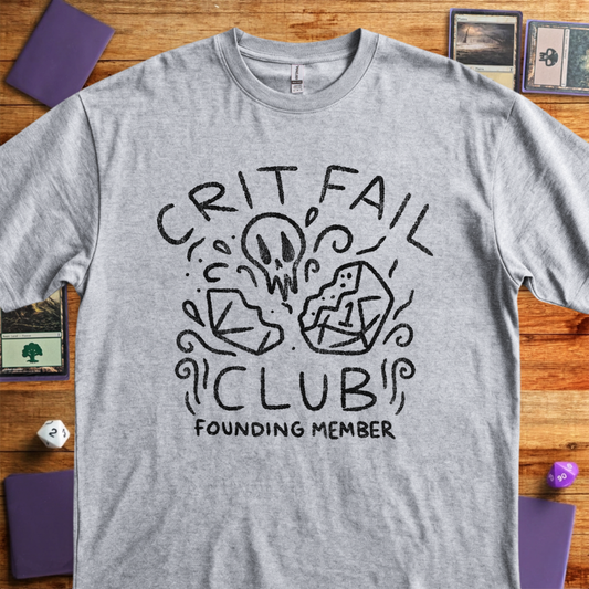Crit Fail Club - Sport Grey