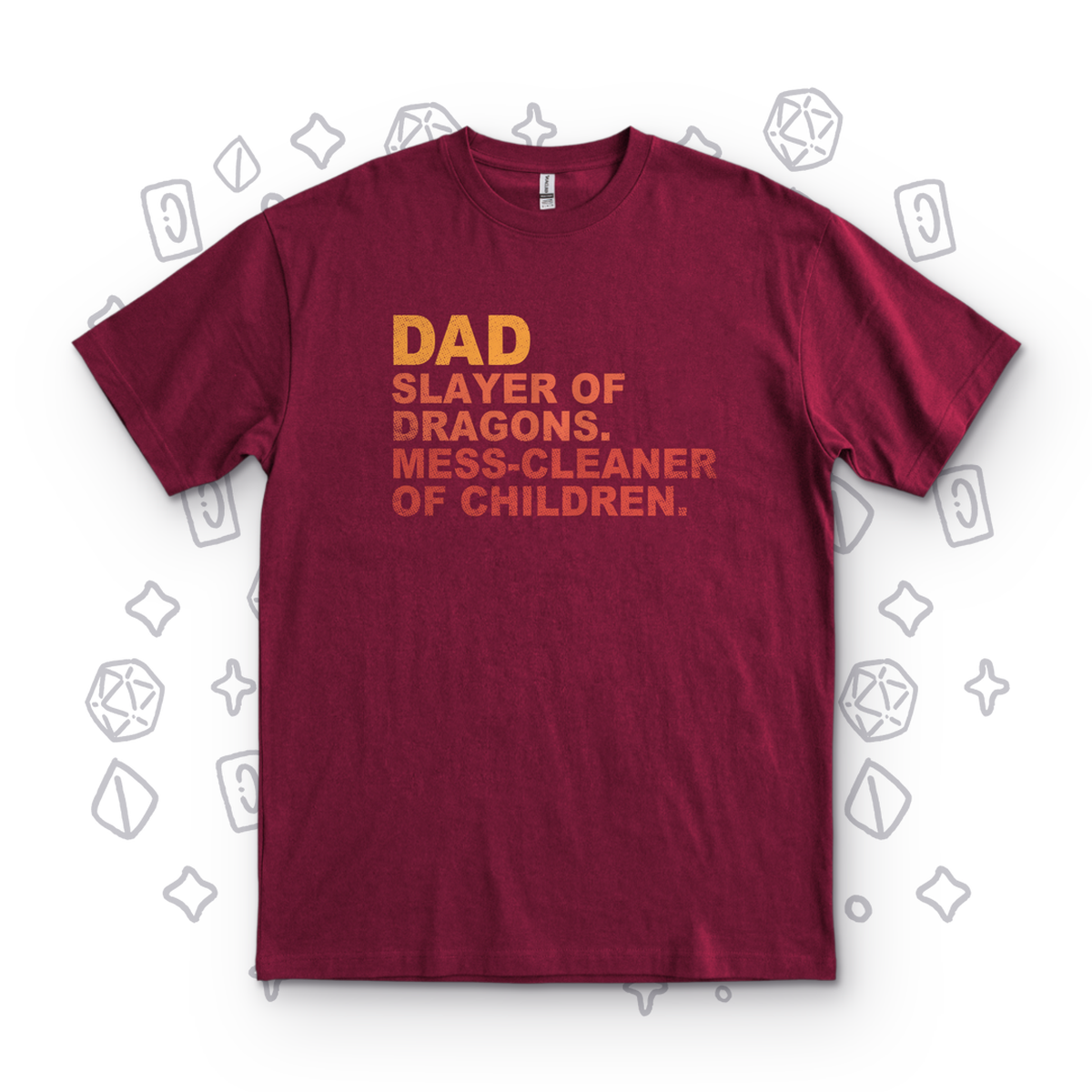 Dad Mess Cleaner - Maroon