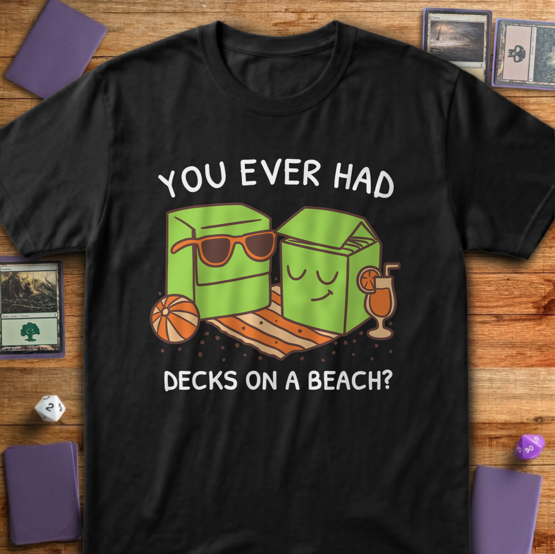 Decks on a Beach - Black