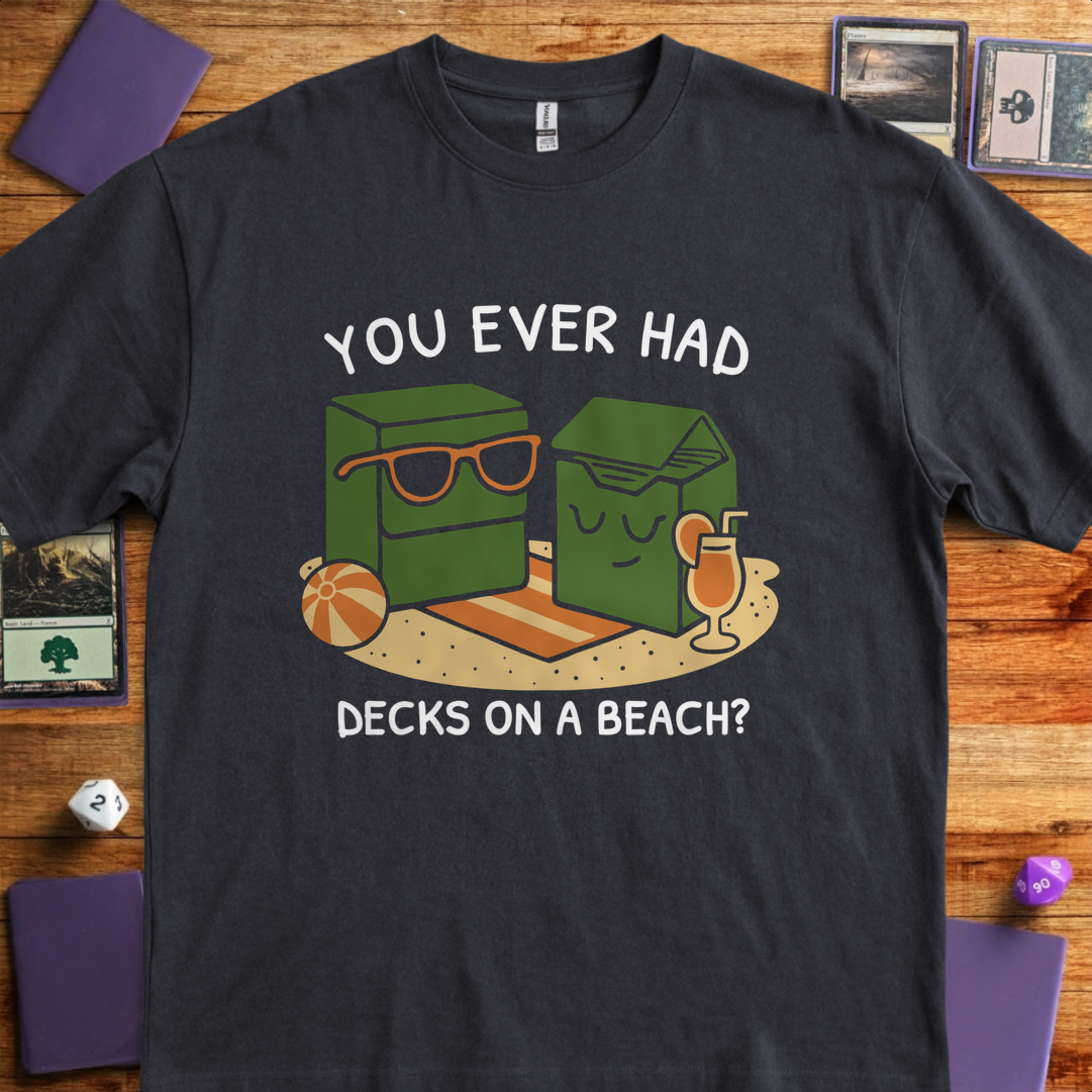 Decks on a Beach - Black