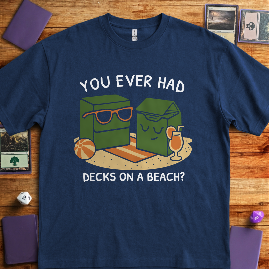 Decks on a Beach - Navy