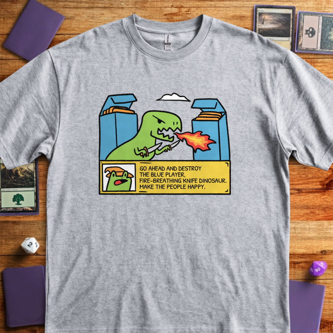 Destroy the Blue Player - Sport Grey