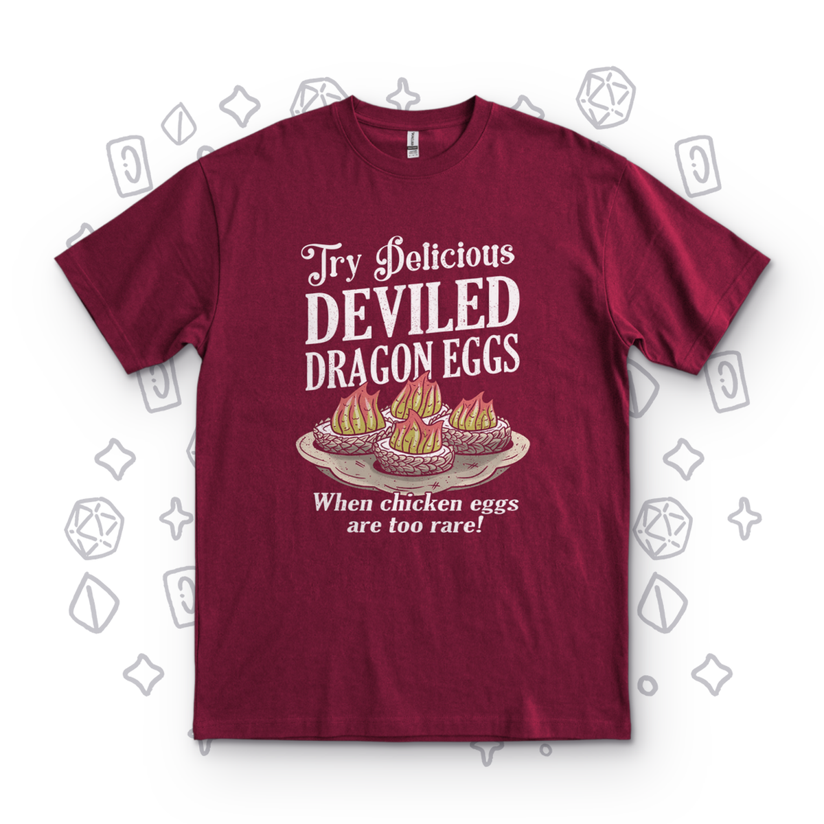 Deviled Dragon Eggs - Maroon