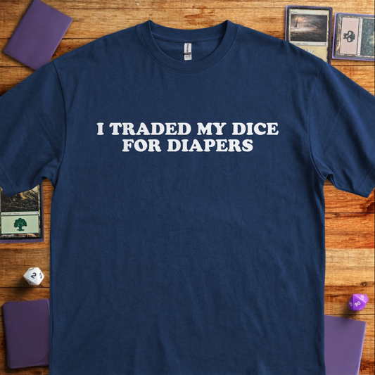 Dice For Diapers - Navy